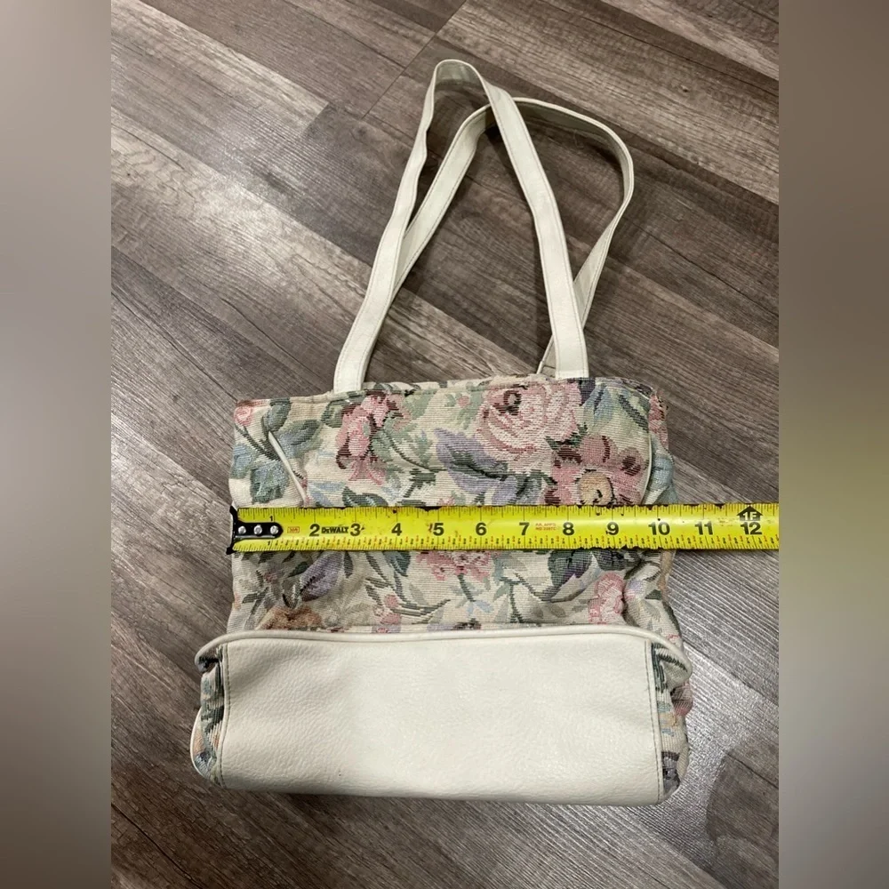 Vintage roses tapestry shoulder bag cottagecore shabby chic kawaii Lolita bag